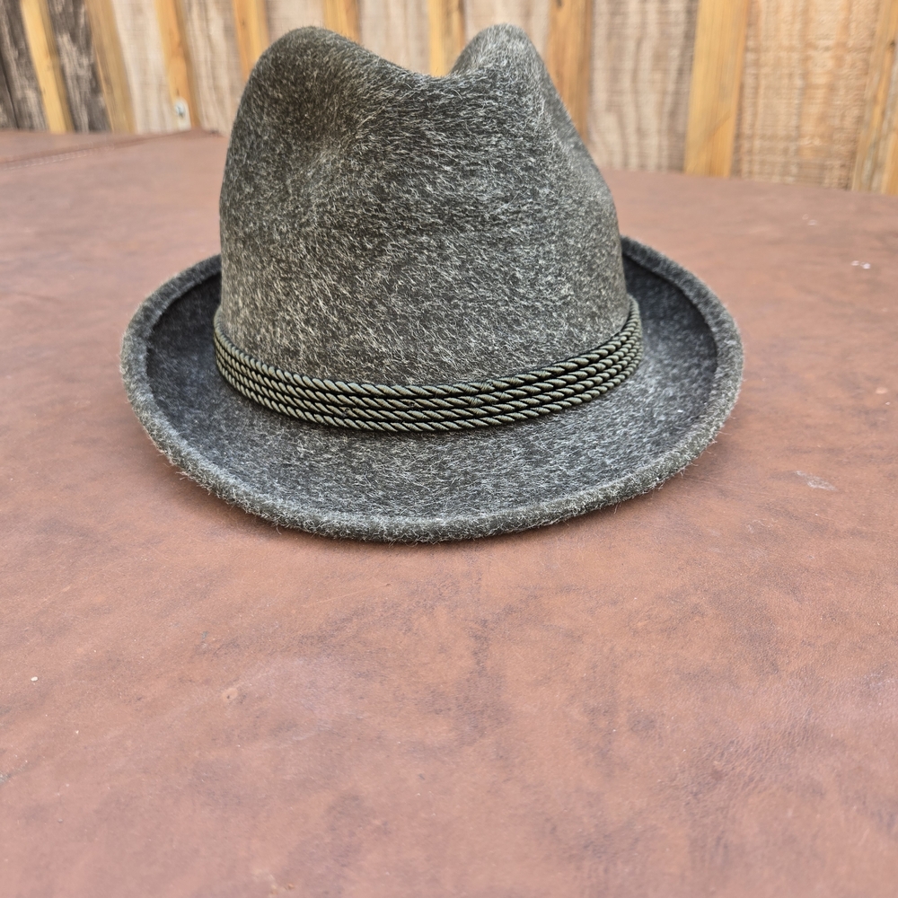 Classic Charcoal Fedora Hat